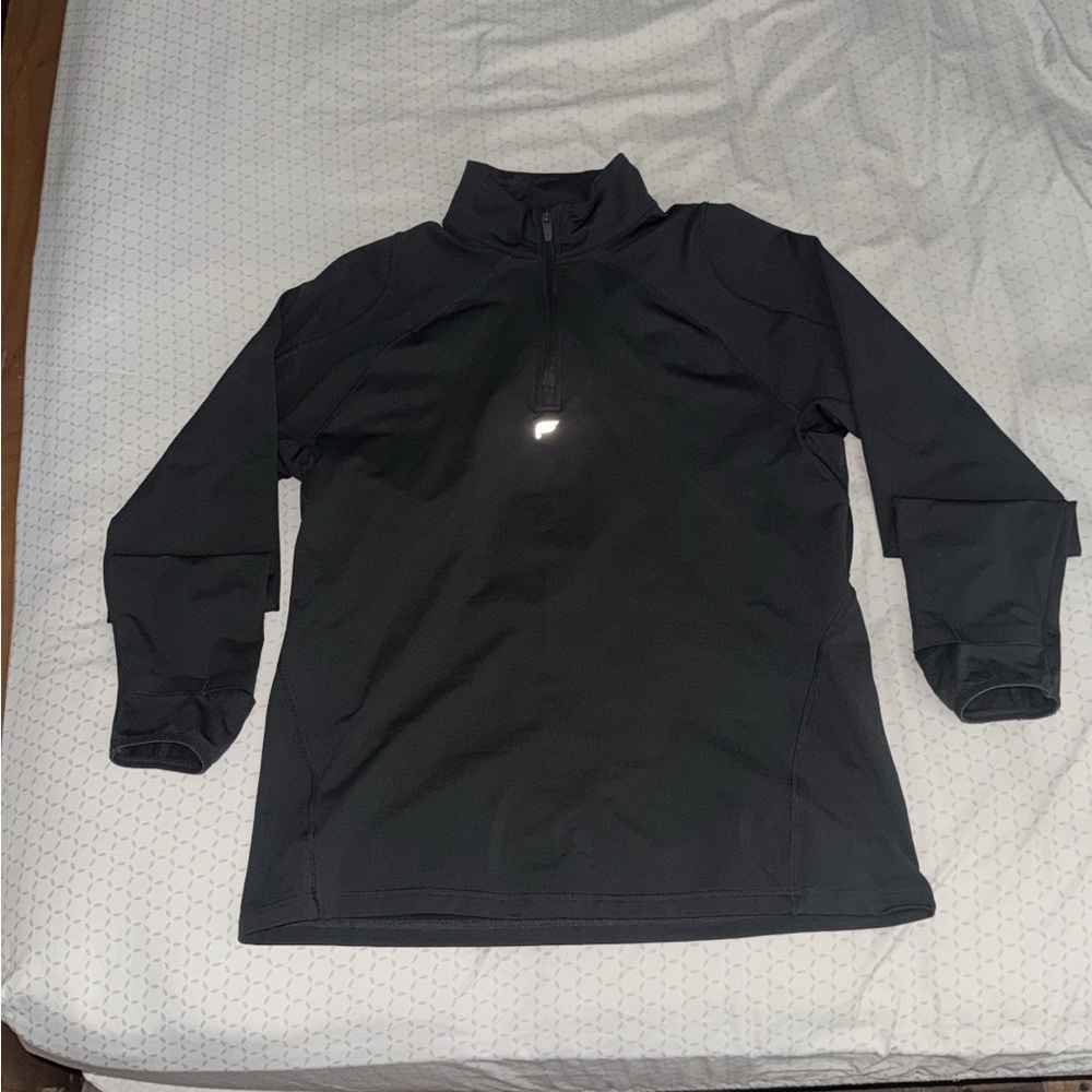 Black Quarter-Zip Pullover Fabletics - image 1